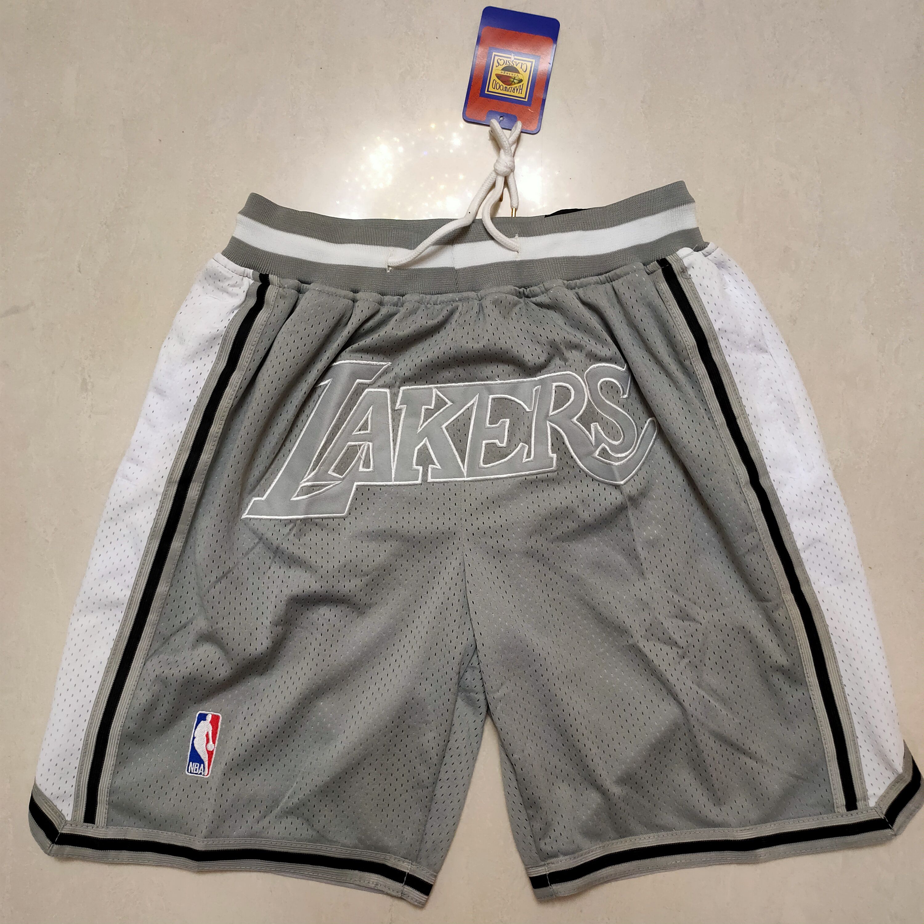 Men NBA Los Angeles Lakers Shorts 202302189->los angeles lakers->NBA Jersey